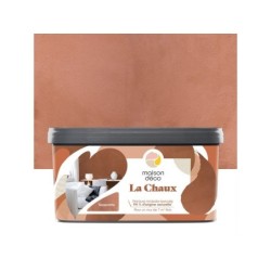 Peinture a effet, La chaux MAISON DECO, terracota, extramat, 2.5 l