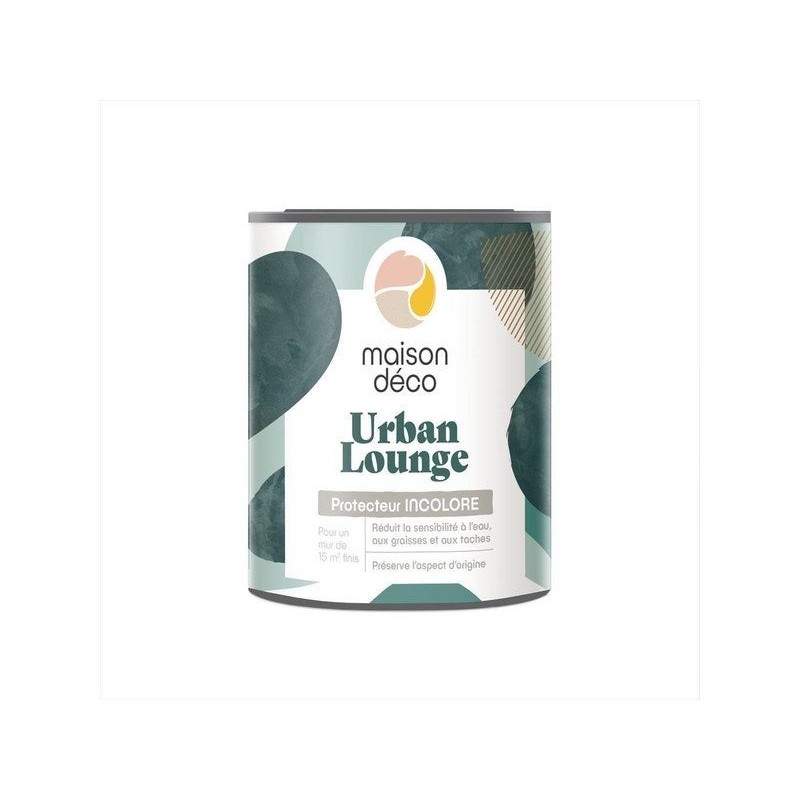 Protecteur Urban lounge, MAISON DECO, protecteur incolore satiné, 1 l