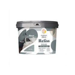 Enduit décoratif Reliss beton MAISON DECO, gris bleu, 15kg