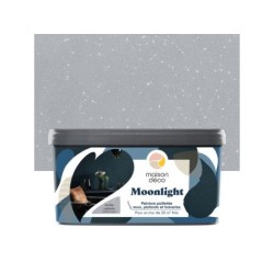 Peinture pailletée à effet Moonlight pour mur / plafonds / boiserie, MAISON DECO, 2 L vûte céleste