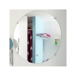 Miroir bords polis diam. 60 cm