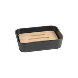 Porte-savon plastique SENSEA Scandi, noir