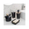 Porte-savon plastique SENSEA Scandi, noir