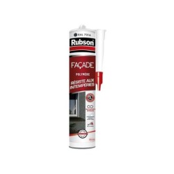 Mastic étanchéite facade polymer RUBSON gris fonce 7016 cart 280ml