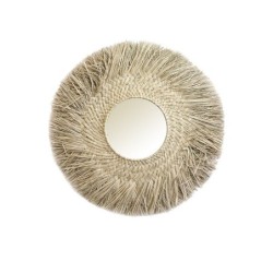 Miroir rond Tanah naturel diam.110 cm