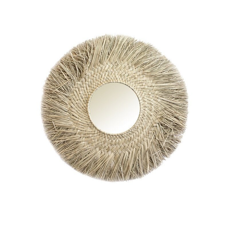 Miroir rond Tanah naturel diam.110 cm