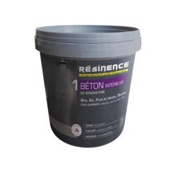 Enduit decoratif Beton RESINENCE, gris nordique, 4 kg