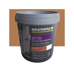 Enduit decoratif Beton RESINENCE, terre cuite, 4 kg