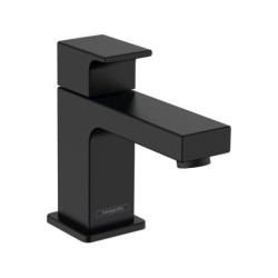 Robinet de lave-mains eau froide, HANSGROHE Vernis shape, noir mat