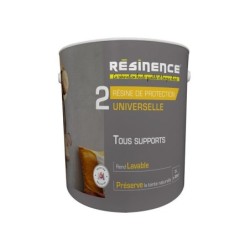 Resine de protection mur, sol et carrelage, incolore mat, 2 l l