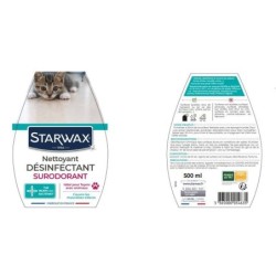 Spray nettoyant désinfectant surodorant STARWAX 500 ml