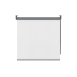 Store enrouleur Reflexe blanc, l.150 x H.250 cm, DECOSOL DELUXE