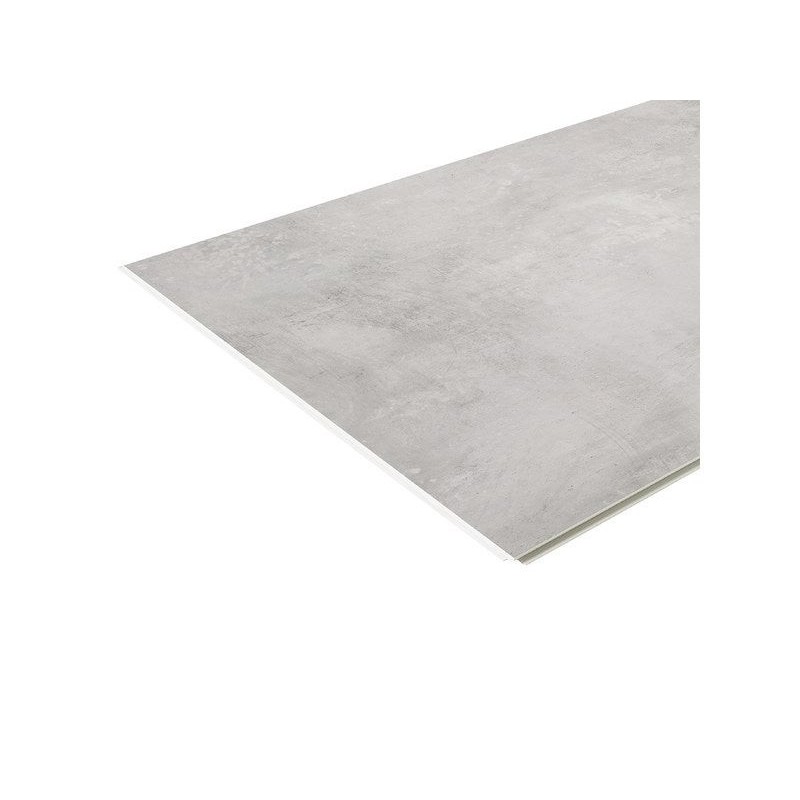 Dalle murale PVC sans bois gris structuré ARTENS, L.70 x l.40 cm, Ep.4.2 mm