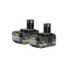 Pack batterie RYOBI, 18 V, 5 Ah Rb1850x2f12g lithium-ion