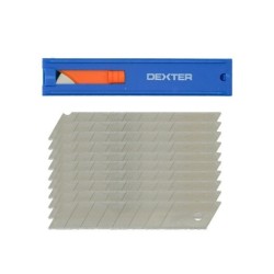 Lot de 10 lames de cutter 18 mm DEXTER