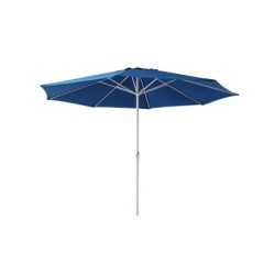 Parasol droit octogonal, NATERIAL Aura, L.394 x l.394 cm, bleu