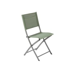 Chaise de jardin en acier, NATERIAL Emys, vert