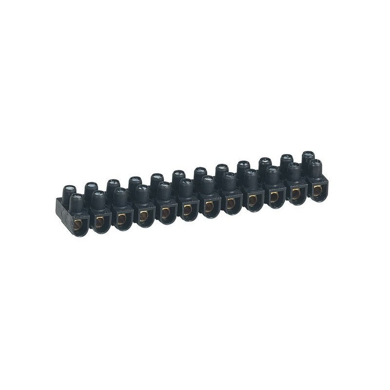 Barrette de 12 dominos électriques pour rigide et souple, LEGRAND, 6 mm²