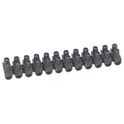 Barrette De 12 Dominos Électriques, 25 Mm² Pour Rigide Et Souple Legrand