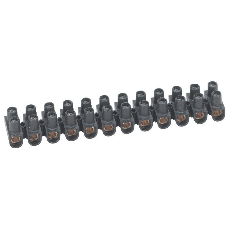 Barrette De 12 Dominos Électriques, 25 Mm² Pour Rigide Et Souple Legrand