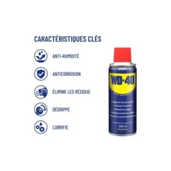 Lubrifiant multifonction en aérosol, WD-40, 200 ml