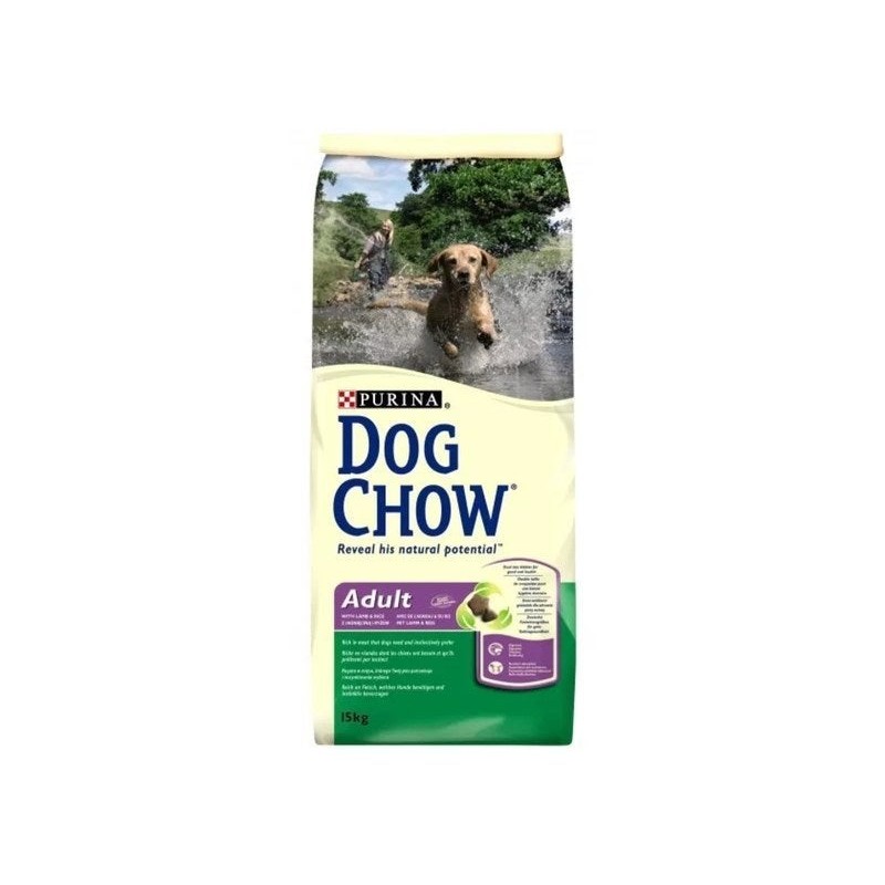 Croquette chien DOG CHOW adult agneau 14kg