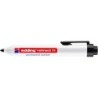 Marqueur indelebile retractable noir EDDING 11