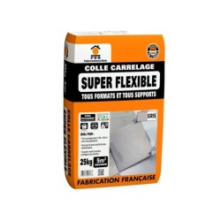 Mortier colle Superflex, gris 25 kg PRB