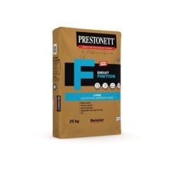 Enduit de lissage en poudre, F PRESTONETT, 25 kg