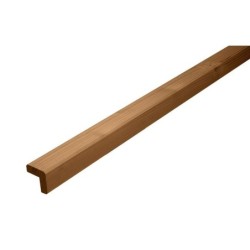 Baguette d'angle sortant douglas 46 x 46 marron 2.5 m