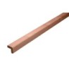 Baguette d'angle sortant douglas 46 x 46 aspect rosé 2.5 m