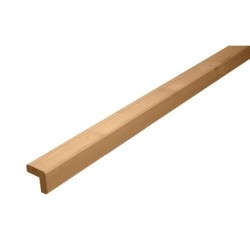 Baguette d'angle sortant épicéa 47 x 47 marron 2.5 m