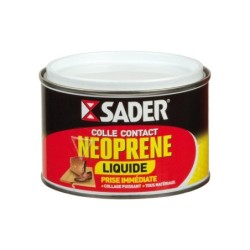 Colle d'assemblage contact neoprene liquide sader boite metal 250ml