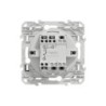 Interrupteur va-et-vient lumineux Odace, SCHNEIDER ELECTRIC, aluminium