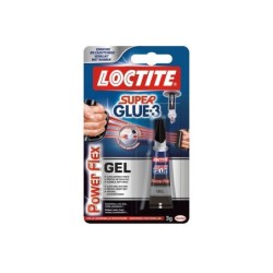 Colle de reparation loctite superglue-3 power gel tube 3g