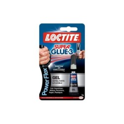 Colle de reparation loctite superglue-3 power gel tube 3g