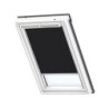 Store fenêtre de toit VELUX occultant manuel noir DKL MK04, cadre gris