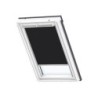 Store fenêtre de toit VELUX occultant manuel noir DKL S06, cadre gris