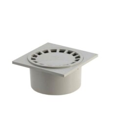 Siphon De Cour En Pvc Girpi Gris L.25 X H.13.8 Cm