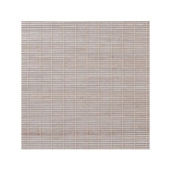 Store enrouleur tamisant Bois tissé lazuré blanc, l.90 x H.180 cm, BALLAUFF