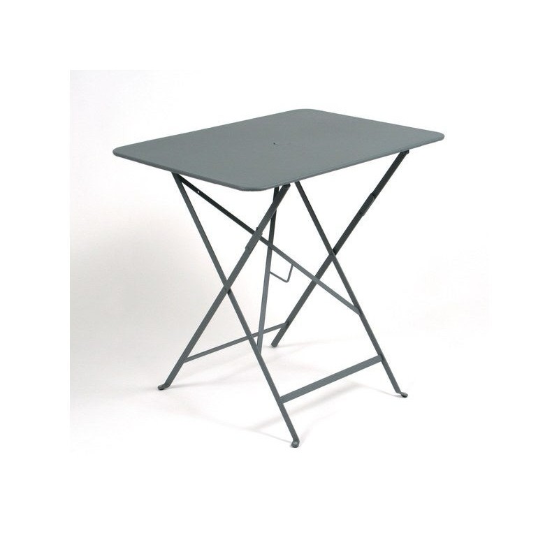 Table de jardin FERMOB Bistro rectangulaire gris / argent 2 personnes