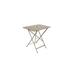 Table de jardin FERMOB Bistro rectangulaire marron 2 personnes