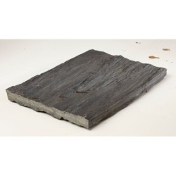 Pas japonais Ardoise en pierre naturelle gris ardoise, L.40 x l.30 x Ep.3.5 cm