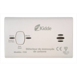 Détecteur de monoxyde de carbone KIDDE 7co-k798, 1 an