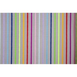 Moustiquaire, l.160 x H.220 cm, multicolore, Moustirayures