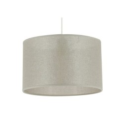 Suspension NATT, E27, diam.29 cm, coton argent strass, METROPOLIGHT