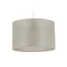 Suspension NATT, E27, diam.29 cm, coton argent strass, METROPOLIGHT