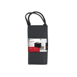 Sac à bûches noir DIXNEUF Natureo l.63 x H.41 cm