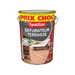 Saturateur Terrasse prix choc SYNTILOR, bois exotique, mat 5 l