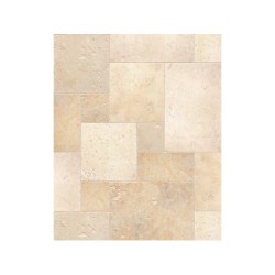 Travertin Sol/Mur Effet Pierre Beige Opus Rustique Multiformat 0.75 m2